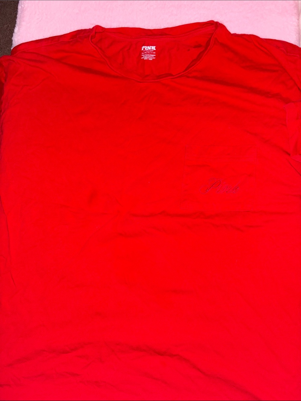PINK Victoria's Secret Red Tee